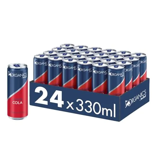 Organics by Red Bull Simply Cola 24x 0,33 Liter (EINWEG) - Erfrischendes Bio-Getränk mit natürlichem Cola-Geschmack, hergestellt aus sorgfältig ausgewählten Zutaten. Ideal für puren Genuss oder als Basis für kreative Cocktails.