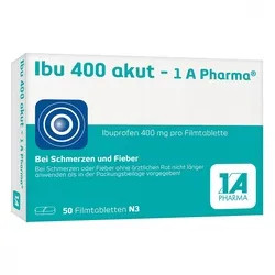 Ibu 400 akut 1 A Pharma® - Das Ibuprofen gegen den Schmerz
