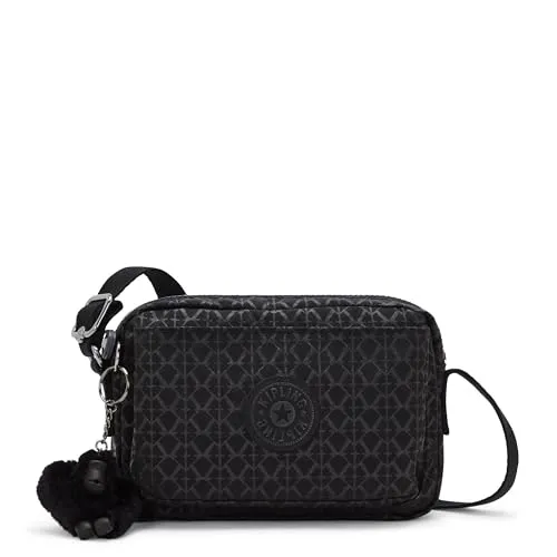 Kipling Damen Abanu Crossbody Taschen Einheitsgröße, Schwarz - Signature Emb - Größe: One Size