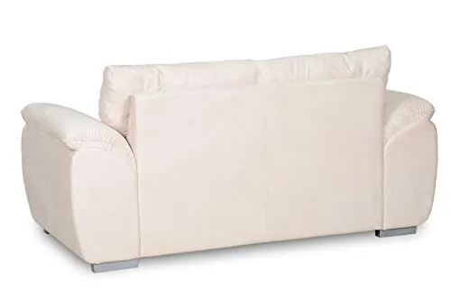 Cotta Zweisitzer, Mikrofaser, Beige, 185 x 88 x 90 cm
