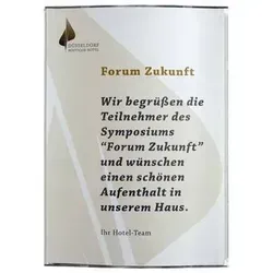 OCEAN Infotafeln DIN A4 - Wellenförmiges Design - Schilder-Kits mit individuellem Beschriftungsoption und einfachem Wechsel der Einlagen, perfekt für flexible Informationsdarstellungen.