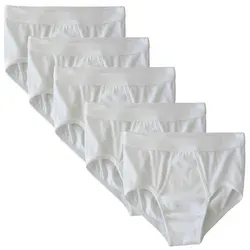 HERMKO Slip 3240 5er Pack Herren Slip - Herrenunterhosen aus 100% Bio-Baumwolle, mit Eingriff und Weichbund für hohen Tragekomfort, OEKO-TEX® zertifiziert.