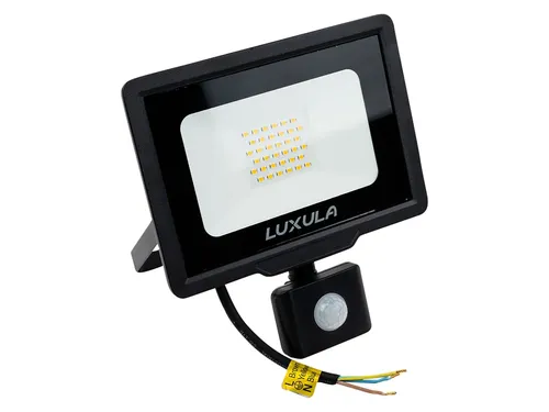 LUXULA LED Flutlichtstrahler mit Bewegungsmelder, 30W - Lampen: Effizienter LED-Fluter mit 3000lm, IP65 und langlebiger 36.000 Stunden Lebensdauer, ideal für Innen- und Außenbereiche.
