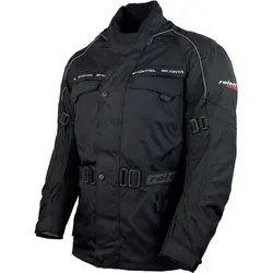 roleff Motorradjacke Reno mit Protektoren - Motorradjacke in schwarz, ausgestattet mit Ellenbogenprotektoren, 4 Taschen und 3 Belüftungslöchern für optimalen Komfort und Sicherheit auf jeder Fahrt.