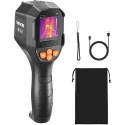 VEVOR Wärmebildkamera TISR 240x180 - VEVOR Wärmebildkamera TISR 240x180 mit 2 MP visueller Kamera und 25 Hz Bildwiederholfrequenz. Ideal für vielseitige Anwendungen, robustes Design und 3200 mAh Akku für lange Einsatzzeiten.