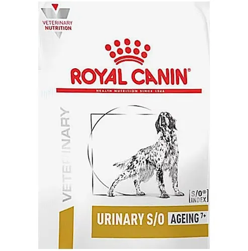 ROYAL CANIN Veterinary URINARY S/O AGEING 7+ | 1,5 kg - Diät-Alleinfuttermittel für ältere Hunde, unterstützt die Harnwege und fördert die Vitalität mit speziellen Nährstoffen und Antioxidantien.