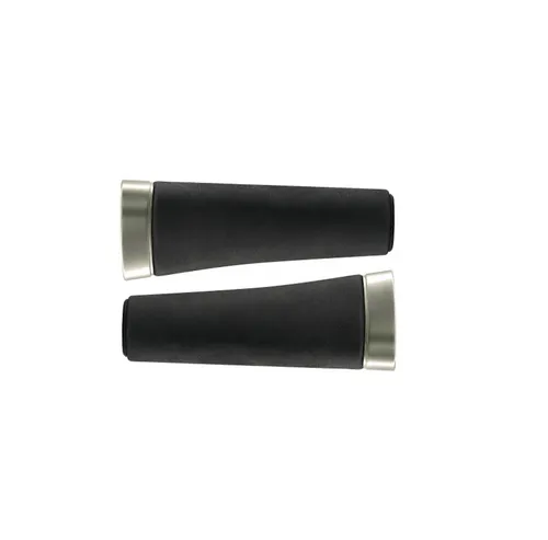 Selle-Royal Fahrradgriffe Nivo Gel, Ø 22 mm, Trekkingbike - Ergonomische Fahrradgriffe mit Handballenauflage für mehr Komfort auf langen Touren. Mit stabilen Klemmschellen für festen Sitz am Lenker. Ideal für Trekking- und Citybikes. Länge: 130 mm, Material: Kunststoff und Aluminium.
