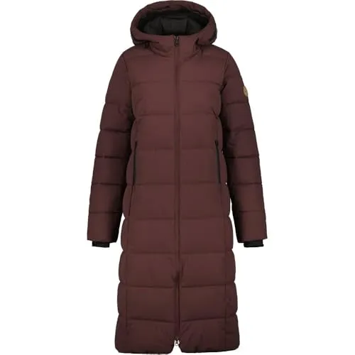 ICEPEAK Damen Mantel BRILON - Funktionsjacke mit Daunenoptik, wasserdicht und atmungsaktiv, ideal für aktive und entspannte Outdoor-Aktivitäten.
