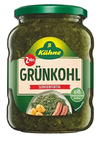 Kühne Grünkohl fix und fertig Der Schnelle 660g / 720ml Glas