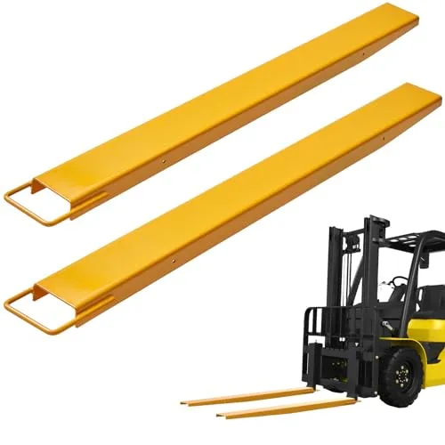 VEVOR 152cm Gabelverlängerung für Gabelstapler - Robuste Gabelverlängerung aus Q235 Kohlenstoffstahl, ideal für 106mm Gabeln mit einer Tragfähigkeit von bis zu 1,815 Tonnen – perfekt für schwere Lasten.
