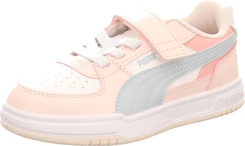 PUMA CAVEN III BLOCK AC+ PS Sneaker mit Klettverschluss für Kinder - Sportlicher Sneaker in Größe 31, Farbe Jasmine Flower-Lucite-PUMA White. Leicht profilierte Gummilaufsohle und praktischer Klettverschluss für einfaches An- und Ausziehen.