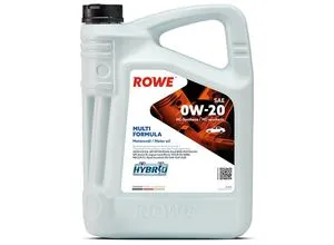 ROWE Motoröl HT Multi Formula SAE 0W-20 - 5 Liter - Hochwertiges Motoröl mit HC Synthese für optimale Leistung und Schutz, ideal für moderne Motoren, ACEA C5/C6, API SP/SN PLUS.