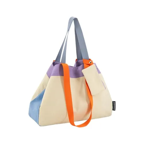 Remember Reisetasche Canvas-Tasche Toni - Bunte Canvas-Tasche mit Innentasche und handwaschbarem Material, ideal für Reisen und Freizeit.
