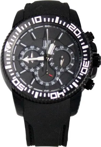 Light Time Chronograph Armbanduhr Herren Schwarz - Stylische Herrenarmbanduhr mit robustem Aluminiumgehäuse und bequemem Silikonband. Ideal für den Alltag und sportliche Aktivitäten, wasserdicht bis 5 atm.