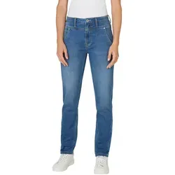 Pepe Jeans Tapered-fit-Jeans TAPERED GYMDIGO MW CAREY mit Passe vorn blau 28