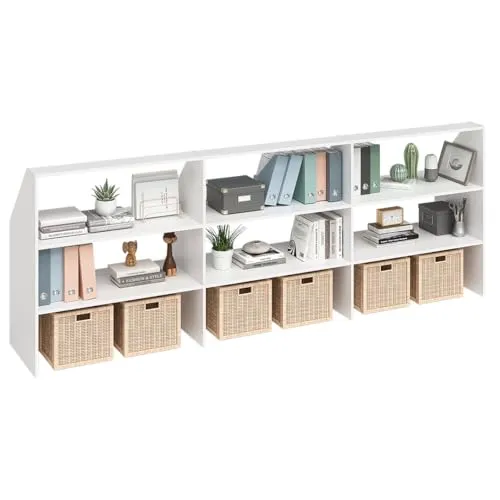 Bellamio Regal Aland Dachschrägenregal - Regal für Dachschrägen, 179 cm breit, 6 Einlegeböden, modern und kratzfest, ideal für optimalen Stauraum in jedem Raum.