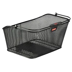 KLICKfix City Korb mit Korbklip - Fahrradtaschen - Praktischer Hinterradkorb für die einfache Montage am Gepäckträger, ideal für den Alltag und sorgt für mehr Stauraum beim Radfahren.