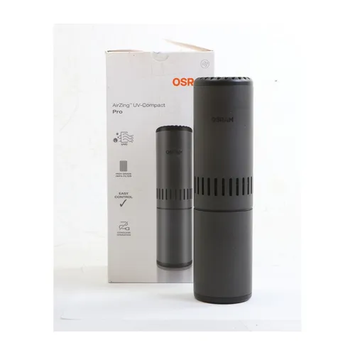 Osram Airzing UV-Compact PRO Luftreiniger - Schwarz mit EPA-Filter - Luftreiniger mit Kombinationstechnologie und leiser Geräuschentwicklung von nur 34 dB(A), ideal für ein sauberes Raumklima.