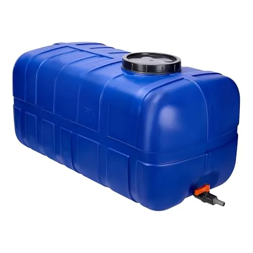 Garronda Regentonne 280 l - BPA-freier Wasserbehälter mit Deckel - Bewässerung - Großbehälter mit 280 l Fassungsvermögen, aus hochwertigem HDPE, ideal zur umweltfreundlichen Regenwasser-Nutzung.