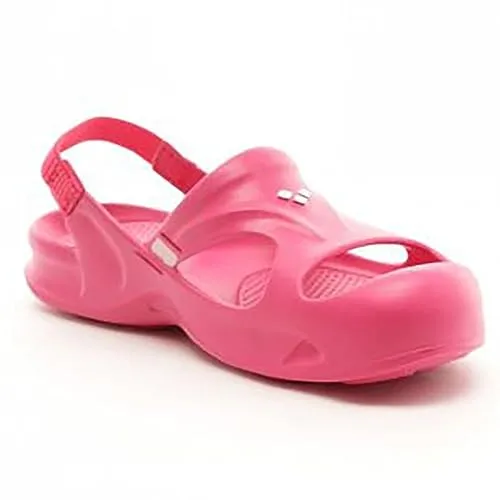 Arena Softy Hook - Unisex-Kinder Dusch- & Badeschuhe, Pink (Fuchsia/Bright 088) - Unisex-Schuhe: Leichte, schützende Badeschuhe mit elastischem Fersenriemen und integriertem Zehenschutz, ideal für Schwimmbad- und Wasseraktivitäten.