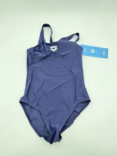 ARENA Damen W Dynamo One Piece Badeanzug - Bademode für Damen, schnelltrocknend und perfekt für Schwimmerinnen, in Navy Blau, Größe 34, aus hochwertigem Elasthan und Polyamid.