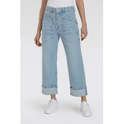 MAC 5-Pocket-Jeans BAGGY 38/OL - Stoffhosen im Relaxed Fit Baggy Style, aus 99% Baumwolle für hohen Tragekomfort und variabel tragbare Leibhöhe - ideal für lässige Outfits.