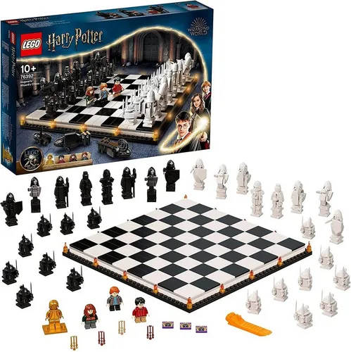 Lego® Harry Potter™ - 76392 Hogwarts™ Zauberschach - LEGO Set mit 876 Teilen für Fans ab 10 Jahren, bringt die magische Welt von Harry Potter zum Leben mit einem spannenden Schachspiel!
