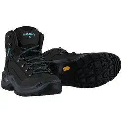 Lowa Damen Renegade GTX Mid Wanderstiefel - Schmaler Schnitt für besten Komfort - Wanderschuhe speziell für Frauenfüße, wasserdicht dank GORE-TEX® und mit rutschfester Vibram® Sohle für optimale Stabilität und Flexibilität.
