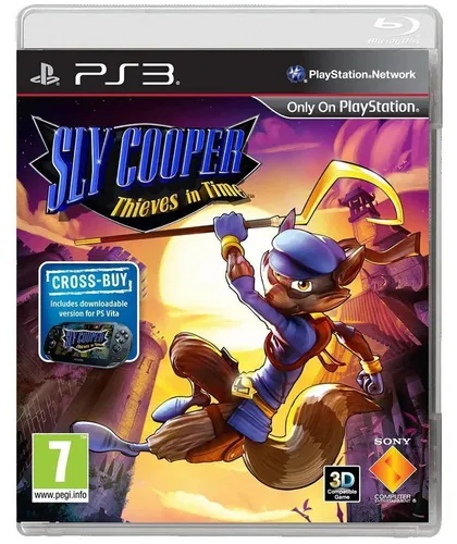 Sly Cooper: Thieves in Time für PS3 - Videospiel für PlayStation 3, neues Spiel in Folie mit englischer Sprachversion und deutschen Untertiteln, ideal für Fans von Action-Adventure-Games.