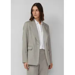 s.Oliver BLACK LABEL Jackenblazer Indoor-Blazer 40 - Eleganter Business-Blazer in Grau/Schwarz, ideal für stilvolle Auftritte im Büro. Hoher Tragekomfort durch elastisches Material und exklusives Design.