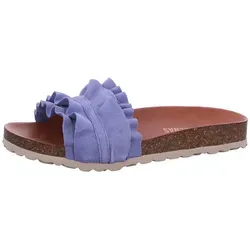 Verbenas Rocio Serraje Volante 3300620220 - Stylische Pantolette in Gold - Pantoletten mit anatomisch geformtem Weichfußbett aus Echtleder für höchsten Komfort. Ideal für warme Sommertage und vielseitige Outfits.
