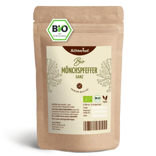 Mönchspfeffer ganz Bio (100g) - Hochwertiger Bio-Mönchspfeffer für aromatischen Tee, ideal zur Unterstützung der täglichen Wellness-Routine.