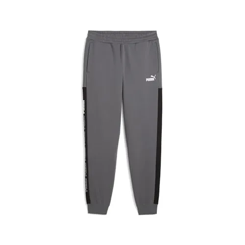 PUMA Herren Around The Block Jogginghose S, Cool Dark Gray - Bequeme Jogginghose aus hochwertigem Fleecematerial, ideal für Freizeit und Sport. Mit praktischen Seitentaschen und regulärer Passform für optimalen Tragekomfort.