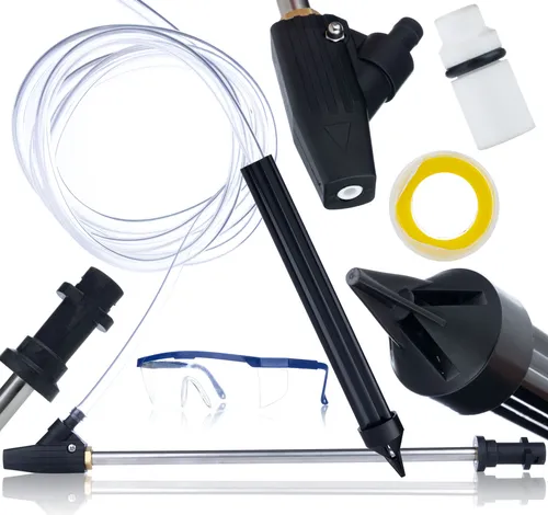 Sandstrahlset für Kärcher K2 K3 K4 K5 K6 K7, Sandstrahler mit Keramikdüse, Schlauch, Schutzbrille