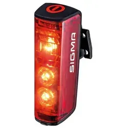 Sigma Fahrradlicht Blaze 15100 - Rücklicht LED, USB-aufladbar mit Bremslichtfunktion, Sichtweite bis 500m und spritzwassergeschützt