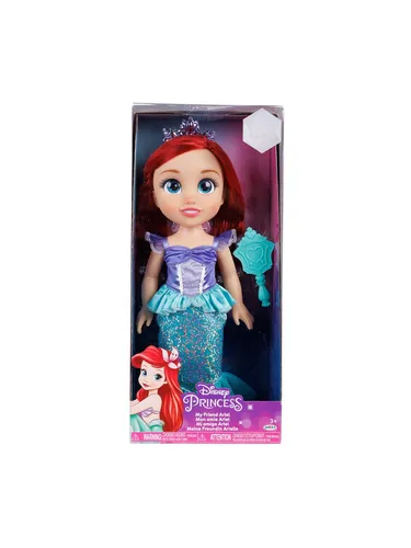Jakks Pacific - DISNEY PRINCESS ARIELLE PUPPE 35CM - Puppe der kleinen Meerjungfrau Arielle, 35 cm groß, mit funkelndem Kleid und zauberhaftem Diadem. Ideal für kreative Rollenspiele und Abenteuer im Wasser und an Land. Ab 3 Jahren geeignet.