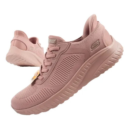 Skechers Bobs Squad Chaos-Current Muse Damen Sneaker Turnschuhe Sportschuhe rosa
