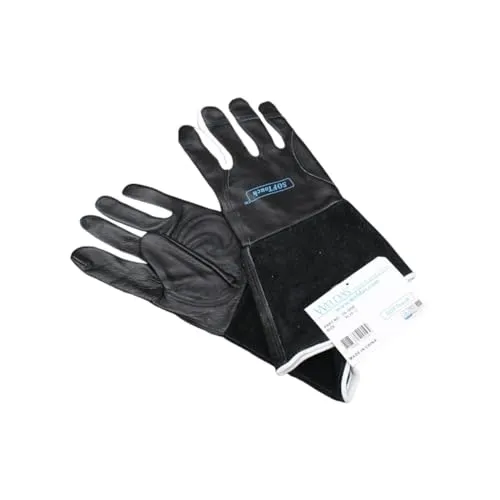 WELDAS WIG Schweißerhandschuhe Gr. M, L, XL schwarz, Leder 10-1050 Kevlar (10-1050, M)