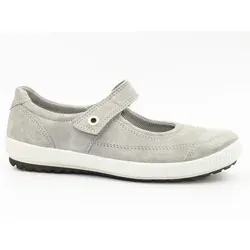 Legero Tanaro 4 Aluminio Schnürschuh grau 39 - Eleganter Schnürschuh in Größe 39 aus hochwertigem Velourleder. Mit praktischem Klettverschluss und Gummisohle bietet er optimalen Komfort für den Alltag.