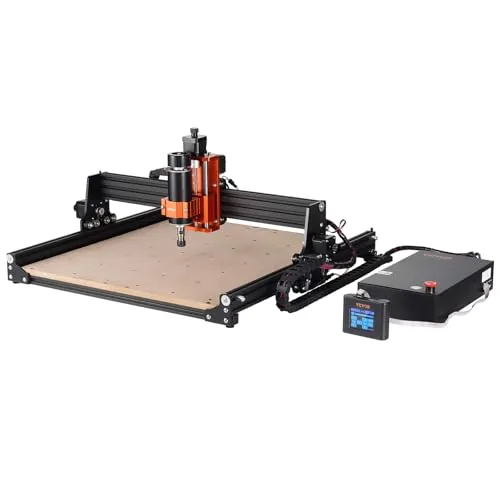 VEVOR CNC-Fräsmaschine 300W - 3 Achsen Graviermaschine - Graveurausstattung mit 300W Spindelleistung, ideal für präzise Holzgravuren und kreative Projekte. Arbeitsbereich von 400 x 400 x 60 mm für vielseitige Anwendungen.