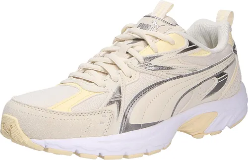 Puma Milenio Tech Suede Sneakers Damen - Stylische Damen-Sneaker aus hochwertigem Wildleder und Synthetik, mit SoftFoam+ Dämpfung für maximalen Komfort und optimaler Gelenkschonung.