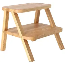 Jan Kurtz Möbel Tritthocker Oli Eiche massiv geölt braun, Designer Morten Emil Engel, 45x40x40 cm