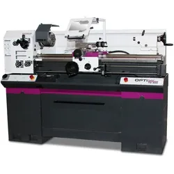 Optimum Leit- und Zugspindeldrehmaschine TM 3310D - Hochpräzise Drehmaschine für Metallbearbeitung, ideal für professionelle Anwendungen mit robustem Design und vielseitigen Bearbeitungsmöglichkeiten.