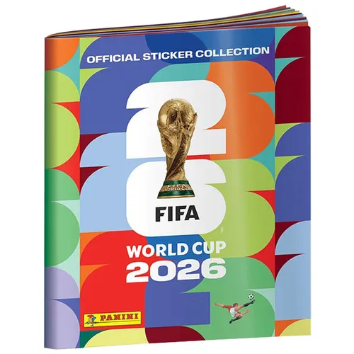 Panini Sammelkarte Panini FIFA WM 2026 Stickeralbum + 6 Sticker