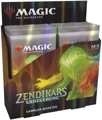 Magic Zendikars Erneuerung - Collector Booster Display (deutsch) - TCG OVP Displays, enthält exklusive Karten und ist perfekt für Sammler und Spieler, die ihre Decks aufwerten möchten.