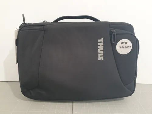 Accent Convertible Backpack 17L - Black - Laptop-Rucksack in Schwarz, vielseitig als Brieftasche oder Kuriertasche nutzbar, ideal für 15.6" und 16" Notebooks.