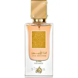 Lattafa Ana Abiyedh Poudrée Eau De Parfum 60 ml - Unisex Duft, elegante Mischung aus blumigen und holzigen Noten für ein unvergessliches Dufterlebnis.