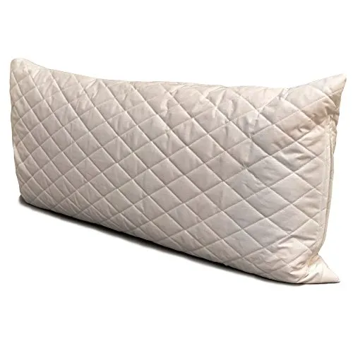 GIRAFFENLAND Zirbenkissen 40x80cm Steppware - Kissen aus 3-lagiger Steppware mit 100% Zirbenholzspänen, ideal zum Entspannen und Auslüften für besseren Schlaf.