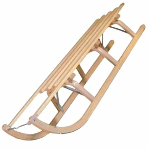 RESS Davoser Rodel (80150) - Schlitten für die ganze Familie, aus robustem Holz und ideal für winterliche Abenteuer im Schnee.