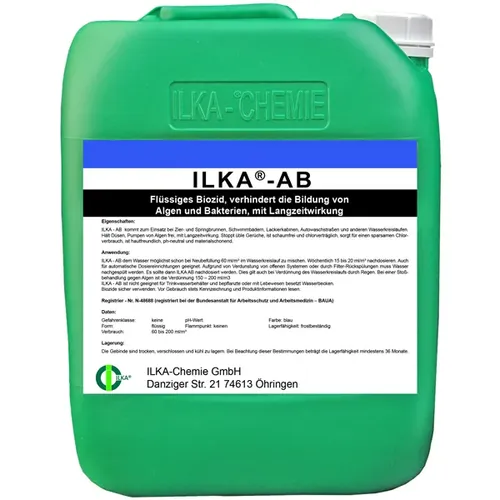 ILKA Chemie Wasserdesinfektion ILKA AB 30 L verhindert Bildung von Algen und Bakterien, Langzeitwirkung 0709030